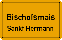 Kirchplatz in BischofsmaisSankt Hermann
