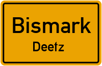 Deetzer Hauptstraße in BismarkDeetz