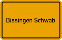City Sign Bissingen Schwab