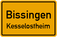 Straßenverzeichnis Bissingen Kesselostheim