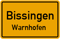 Straßenverzeichnis Bissingen Warnhofen