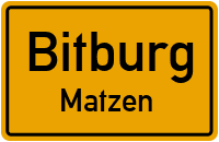 Donatusstraße in BitburgMatzen