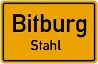 Schlehenweg in BitburgStahl
