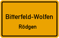 Rödgener Dorfstraße in Bitterfeld-WolfenRödgen