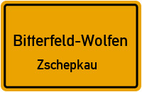 Zschepkauer Dorfstraße in Bitterfeld-WolfenZschepkau
