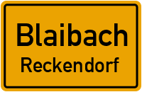 Straßen in Blaibach Reckendorf
