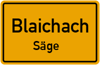 Birkachweg in 87544 Blaichach (Säge)