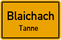 Straßenverzeichnis Blaichach Tanne