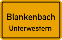 Straßen in Blankenbach Unterwestern