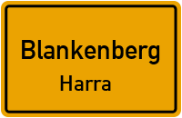 Bahnhofstraße in BlankenbergHarra
