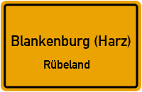 Blankenburger Straße in Blankenburg (Harz)Rübeland