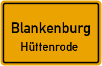 Alte Blankenburger Straße in BlankenburgHüttenrode