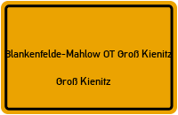 Am Weidendamm in 15831 Blankenfelde-Mahlow OT Groß Kienitz (Groß Kienitz)