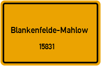 15831 Blankenfelde-Mahlow