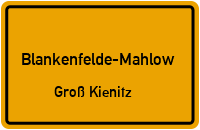 Eintrachtstraße in Blankenfelde-MahlowGroß Kienitz