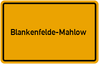 City Sign Blankenfelde-Mahlow