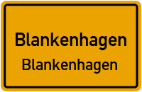Kirchweg in BlankenhagenBlankenhagen