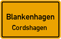 Hauptstraße in BlankenhagenCordshagen