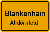 Straßen in Blankenhain Altdörnfeld