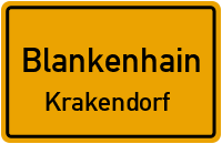 Straßen in Blankenhain Krakendorf