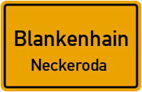 Straßen in Blankenhain Neckeroda
