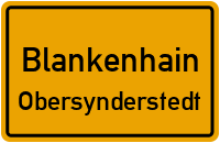 Straßenverzeichnis Blankenhain Obersynderstedt