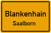Straßen in Blankenhain Saalborn