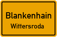 Straßen in Blankenhain Wittersroda