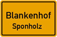 Neubrandenburger Straße in BlankenhofSponholz