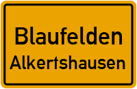 Straßenverzeichnis Blaufelden Alkertshausen