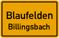Burgweg in BlaufeldenBillingsbach