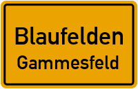 Gartenstraße in BlaufeldenGammesfeld