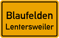 Straßenverzeichnis Blaufelden Lentersweiler