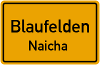 Straßenverzeichnis Blaufelden Naicha