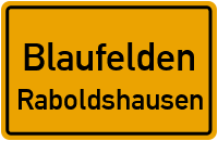 Spielplatzweg in BlaufeldenRaboldshausen