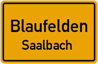 Straßenverzeichnis Blaufelden Saalbach