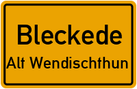 Gustav-Schwantes-Straße in BleckedeAlt Wendischthun