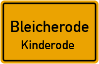 Kinderöder Straße in BleicherodeKinderode