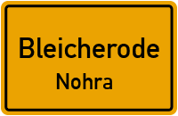 Neue Straße in BleicherodeNohra
