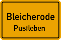 Bahnhofstraße in BleicherodePustleben