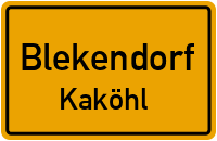 Sandweg in BlekendorfKaköhl