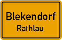 Lindenstraße in BlekendorfRathlau
