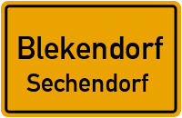 Seestraße in BlekendorfSechendorf