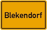 City Sign Blekendorf