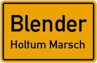 Holtumer Hauptstraße in BlenderHoltum Marsch
