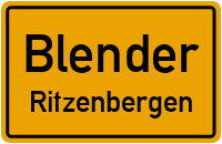 Ritzenberger Dorfstraße in BlenderRitzenbergen