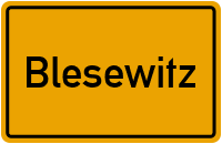 City Sign Blesewitz
