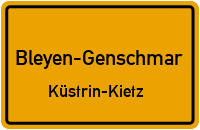 Oderdamm in 15328 Bleyen-Genschmar (Küstrin-Kietz)