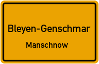 Friedhofstraße in Bleyen-GenschmarManschnow
