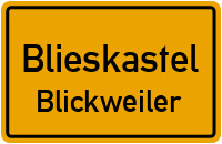 Sportplatzweg in BlieskastelBlickweiler